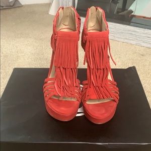 Bebe Annie Red Heels
